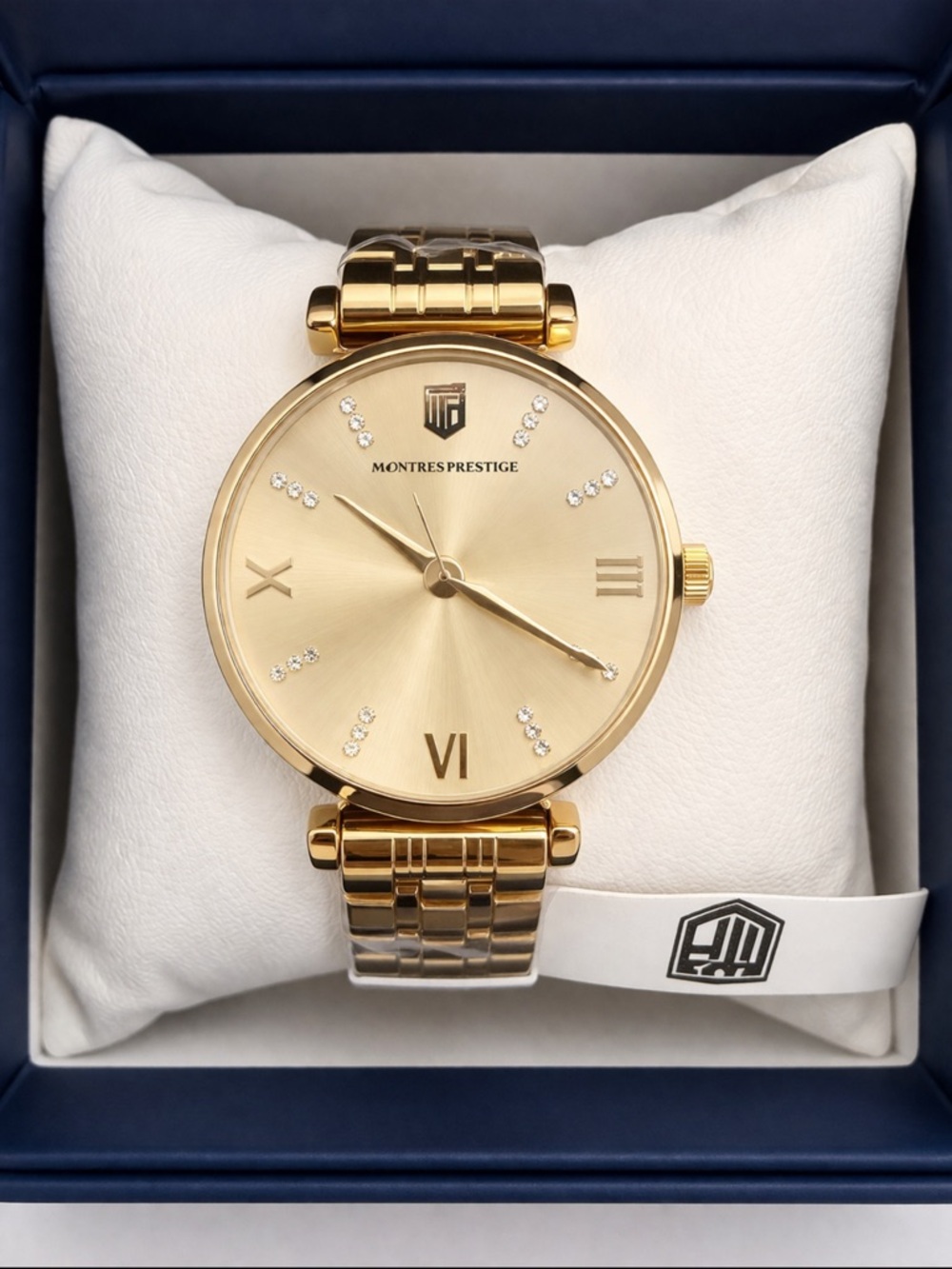 Invicta Gold-Tone Women's Dress Watch with Crystal Accents